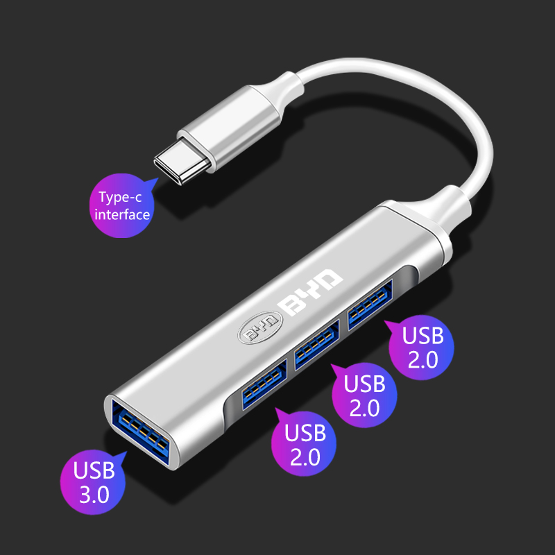 Multi Port Usb Hub - Adaptateur Type-C vers USB, concentrateur multi-ports,