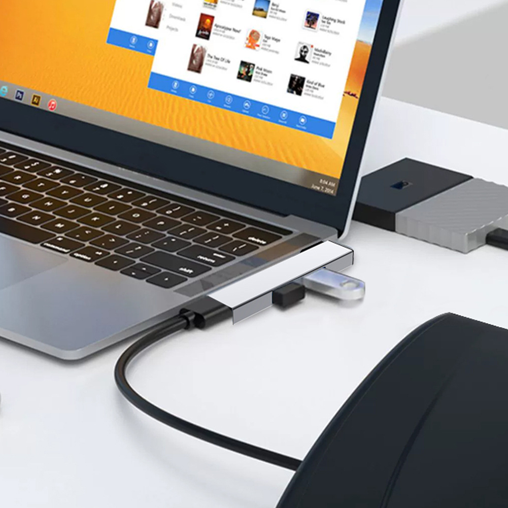 Multi Port Usb Hub - Station d'accueil USB 3 en 1
