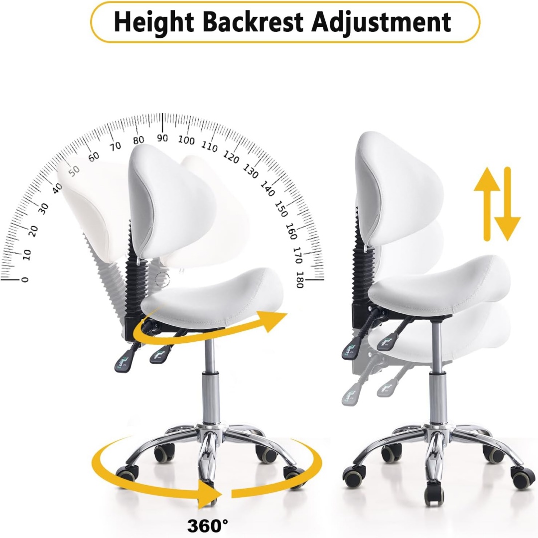 Tabouret de selle roulant avec - Office Tech Chair avis et prix