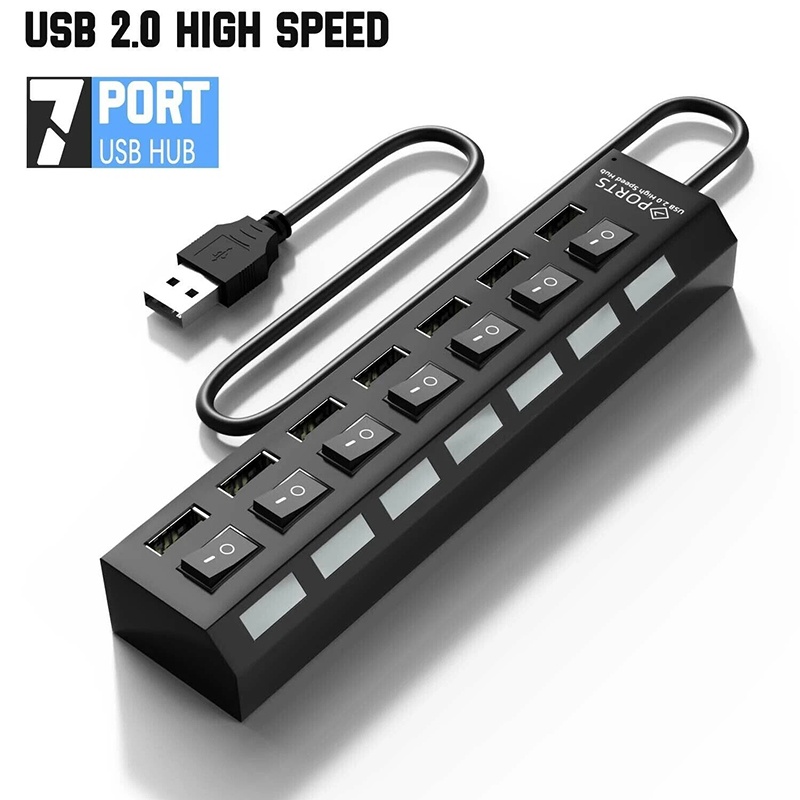 Hub USB 3.0 7 en 1, adaptateur - Multi Port Usb Hub avis et prix