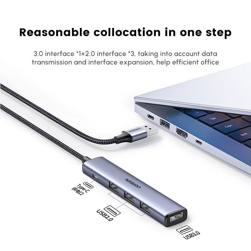 Hub USB UGREEN avec 4 ports US - Multi Port Usb Hub avis et prix