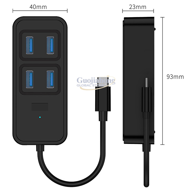 Hub USB 3.0 transfrontalier, c - Multi Port Usb Hub avis et prix