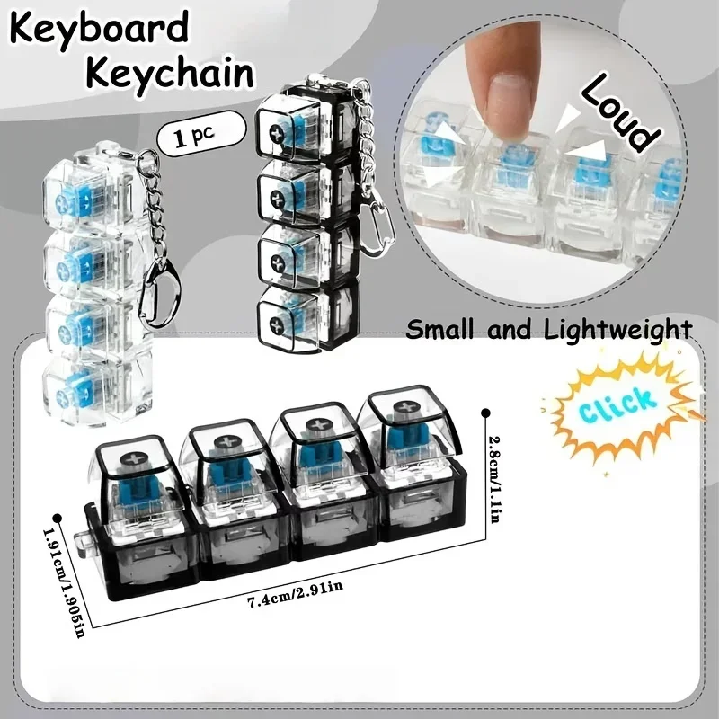 1 pièce Porte-clés LED anti-st - Office Productivity Tech avis et prix