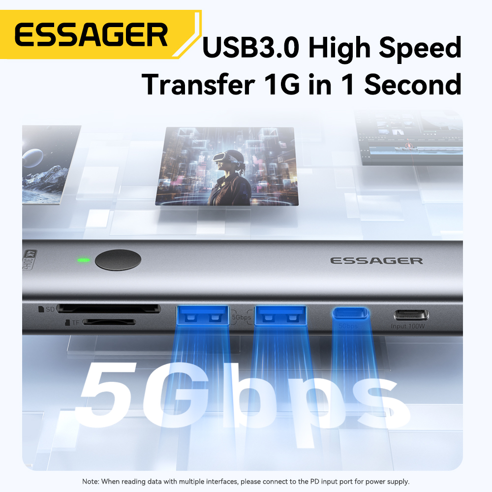 Essager-Adaptateur multiport U - Multi Port Usb Hub avis et prix
